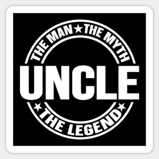 The Man The Myth The Legend Uncle Sticker